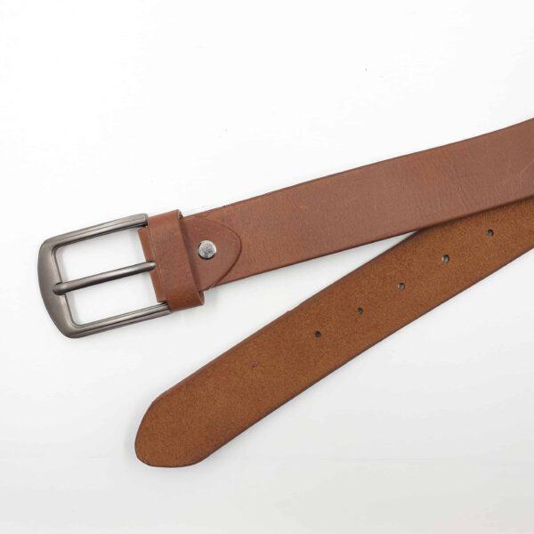 214-13-Handmade Leather Belt for Men - Image 3