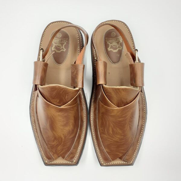 116 Rustic Peshawari Chappal - Image 6