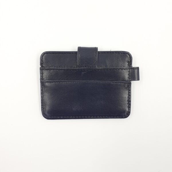 203-13-B Leather Button Card Holder - Image 4