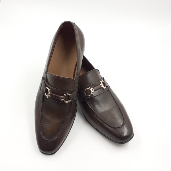 519-Dark Brown Single Sole Footwear