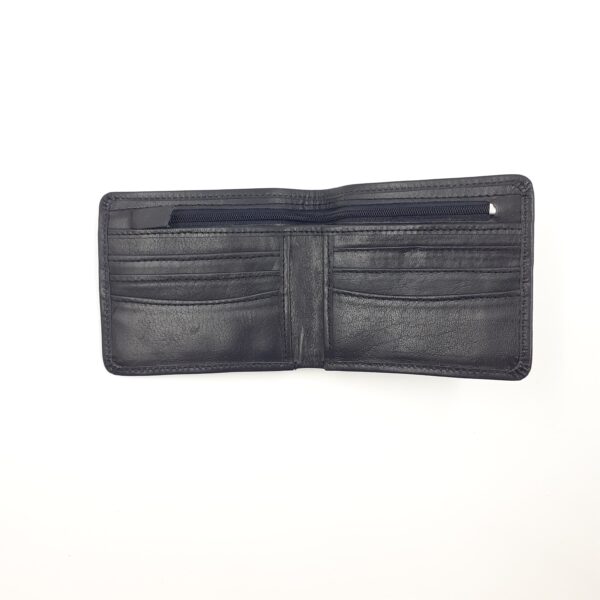 207-Men’s Bifold Slim Leather Wallet - Image 5