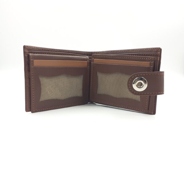 207-Men’s Bifold Slim Leather Wallet - Image 7