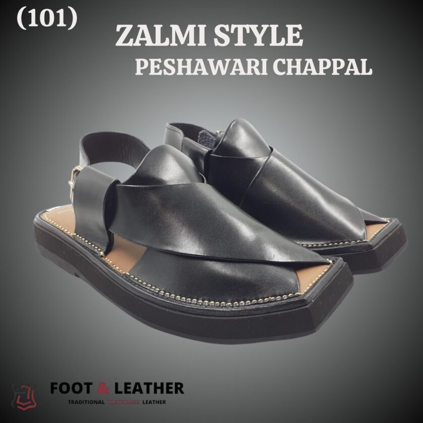 Zalmi Style Peshawari Chappal (101) - Image 3