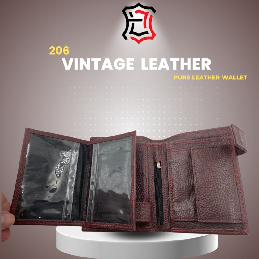 Vintage Leather | Pure Leather Wallet - Image 4