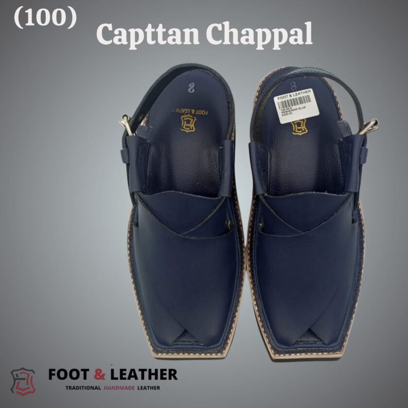 Capttan Chappal (100)  Pure Leather