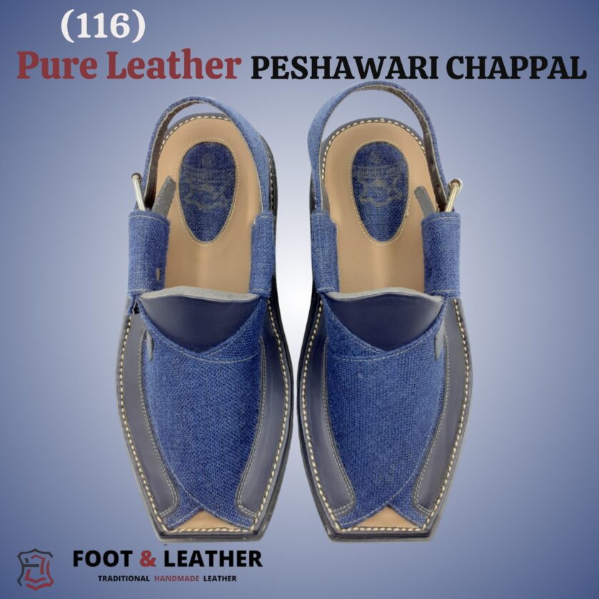 Pure Leather Peshawari Chappal (116) - Image 4