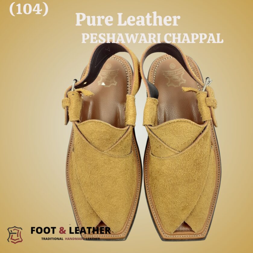 Pure Leather Peshawari Chappal (104) - Image 4