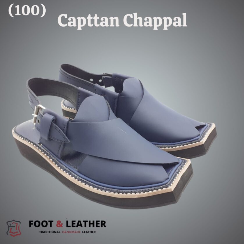 Capttan Chappal (100)  Pure Leather