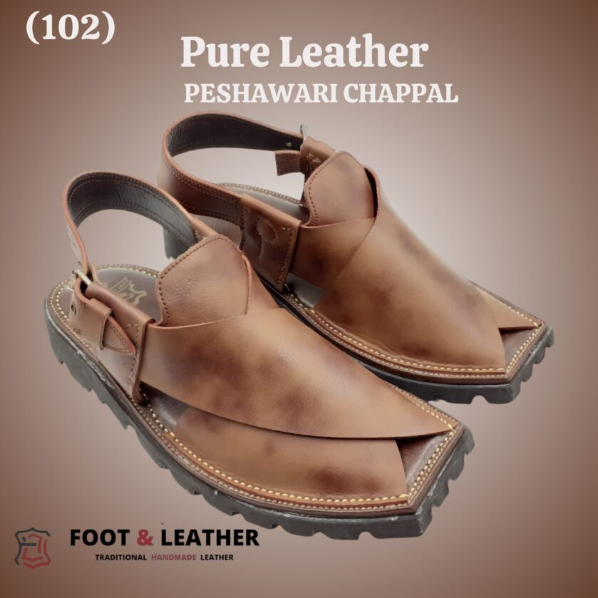 Pure Leather Peshawari Chappal (102)