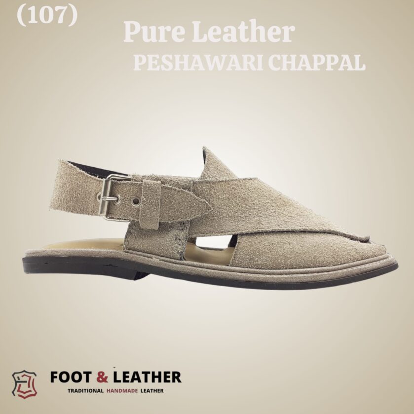 Pure Leather Peshawari Chappal (107) - Image 4