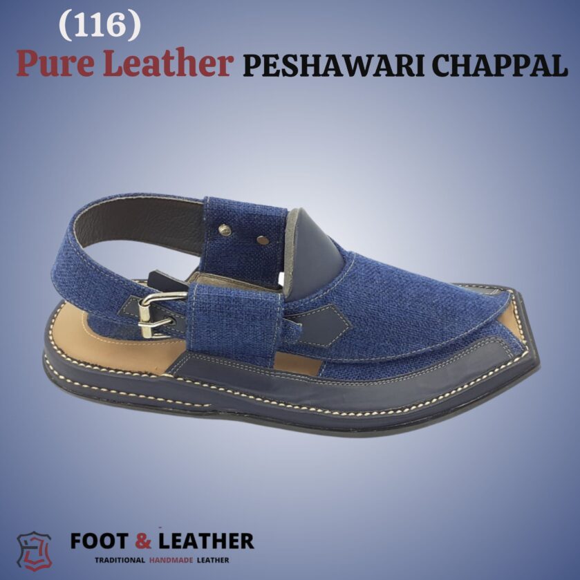 Pure Leather Peshawari Chappal (116) - Image 2