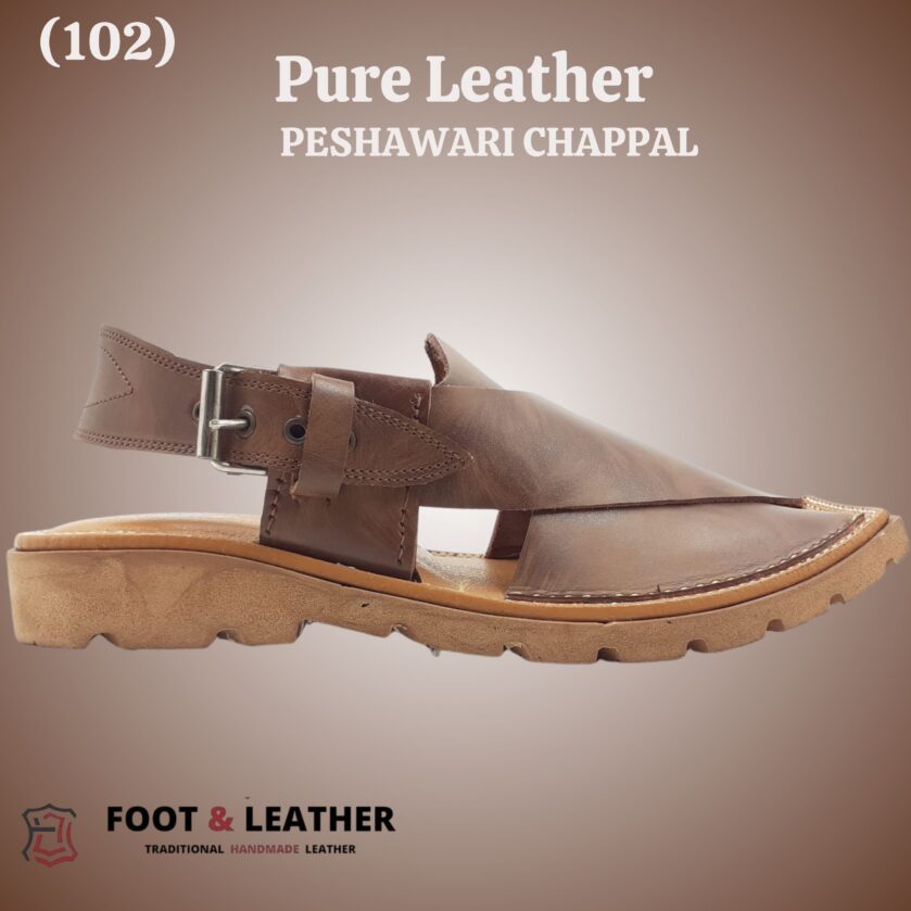 Pure Leather Peshawari Chappal (102) - Image 2