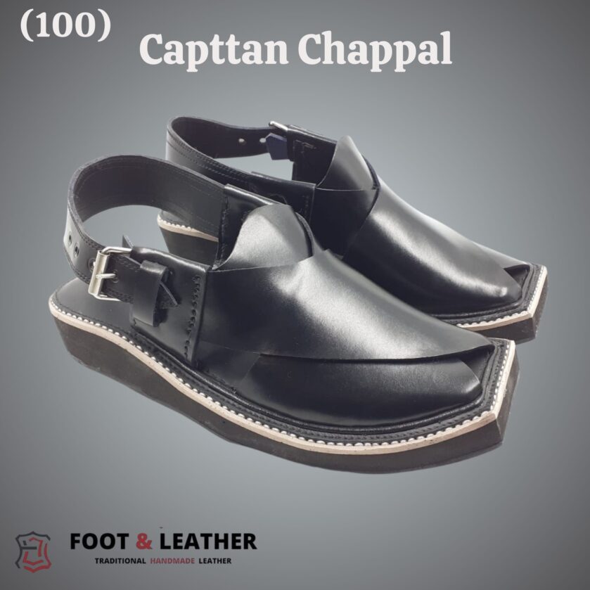 Capttan Chappal (100)  Pure Leather