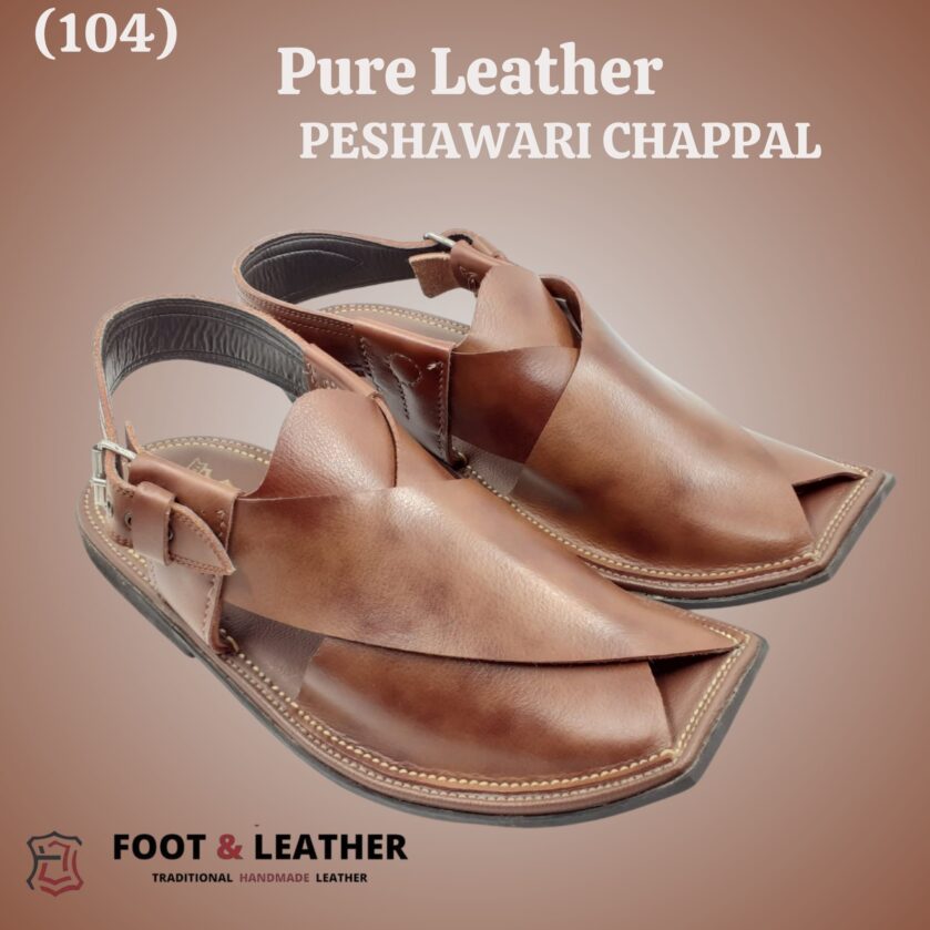 Pure Leather Peshawari Chappal (104) - Image 3