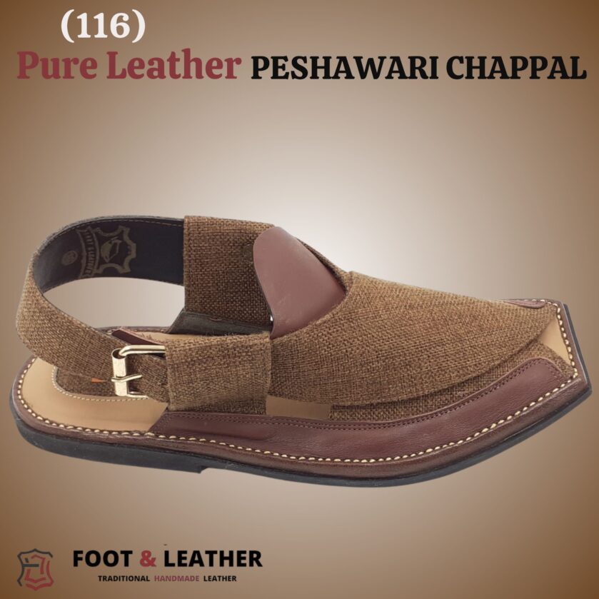 Pure Leather Peshawari Chappal (116) - Image 2