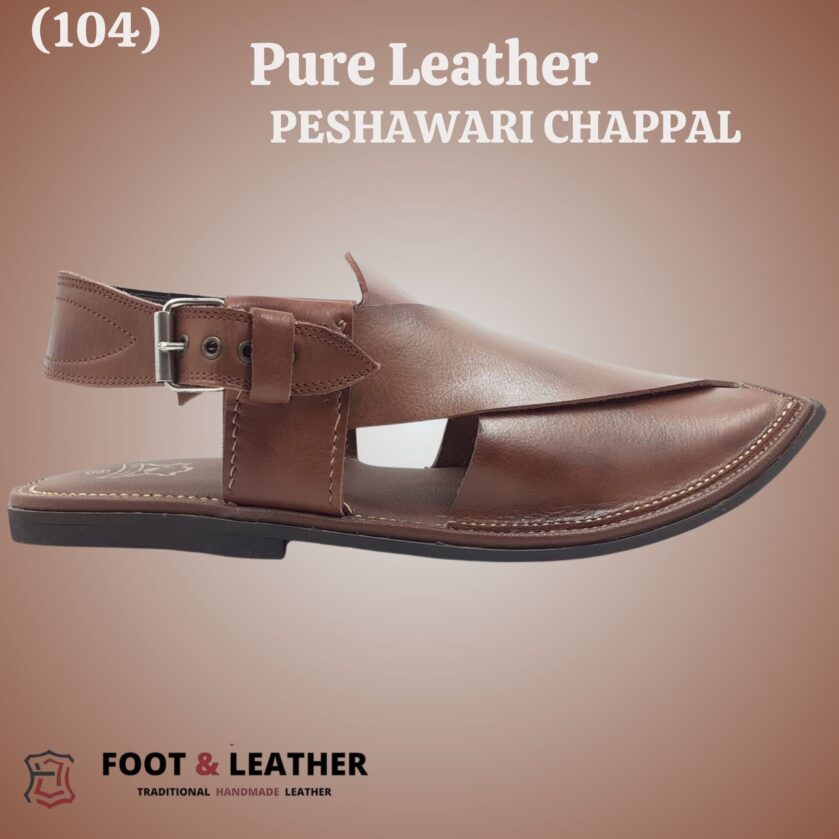 Pure Leather Peshawari Chappal (104) - Image 2
