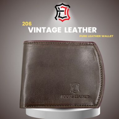 Wallet 206 – Vintage Leather | Pure Leather Wallet