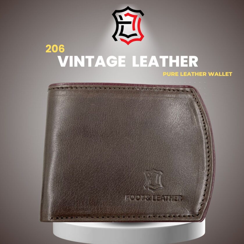 Wallet 206 – Vintage Leather | Pure Leather Wallet