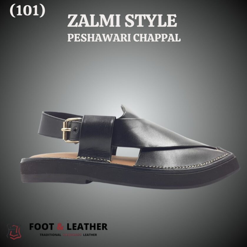 Zalmi Style Peshawari Chappal (101) - Image 2