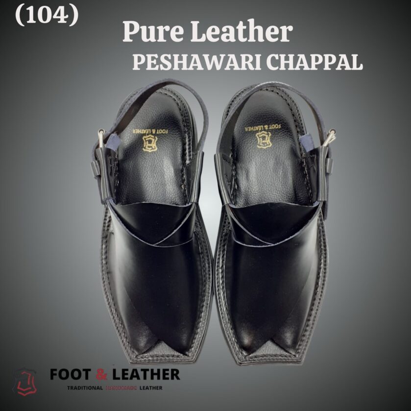 Pure Leather Peshawari Chappal (104) - Image 2