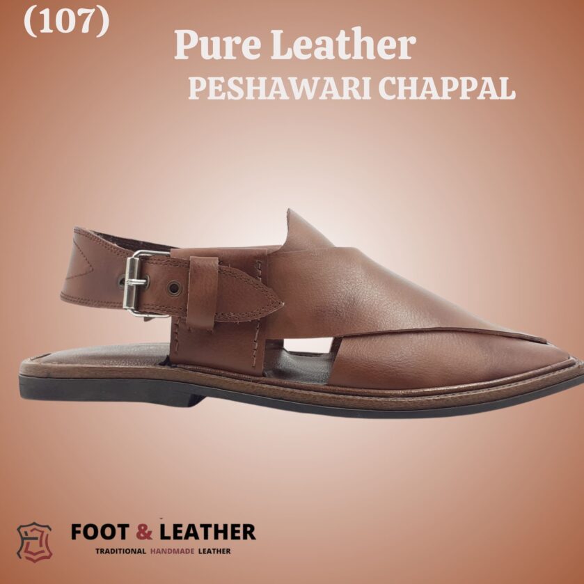 Pure Leather Peshawari Chappal (107) - Image 3