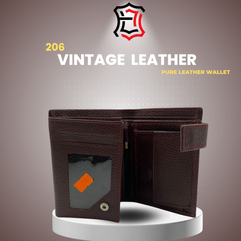 Vintage Leather | Pure Leather Wallet - Image 3