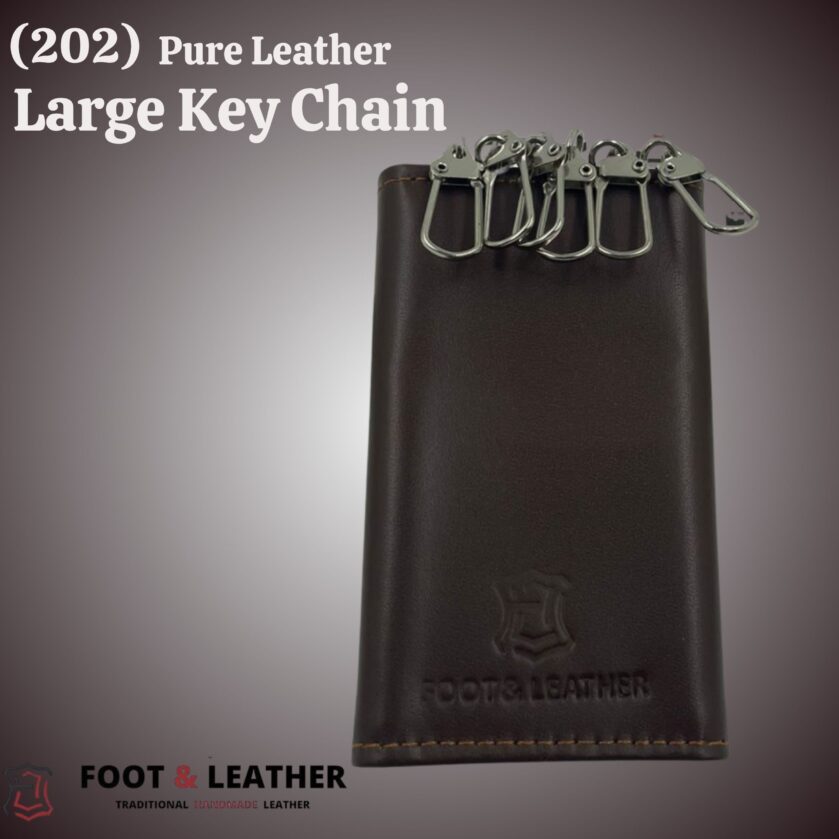 (202) Pure Leather Large Key Chain – Foot & Leather - Image 10