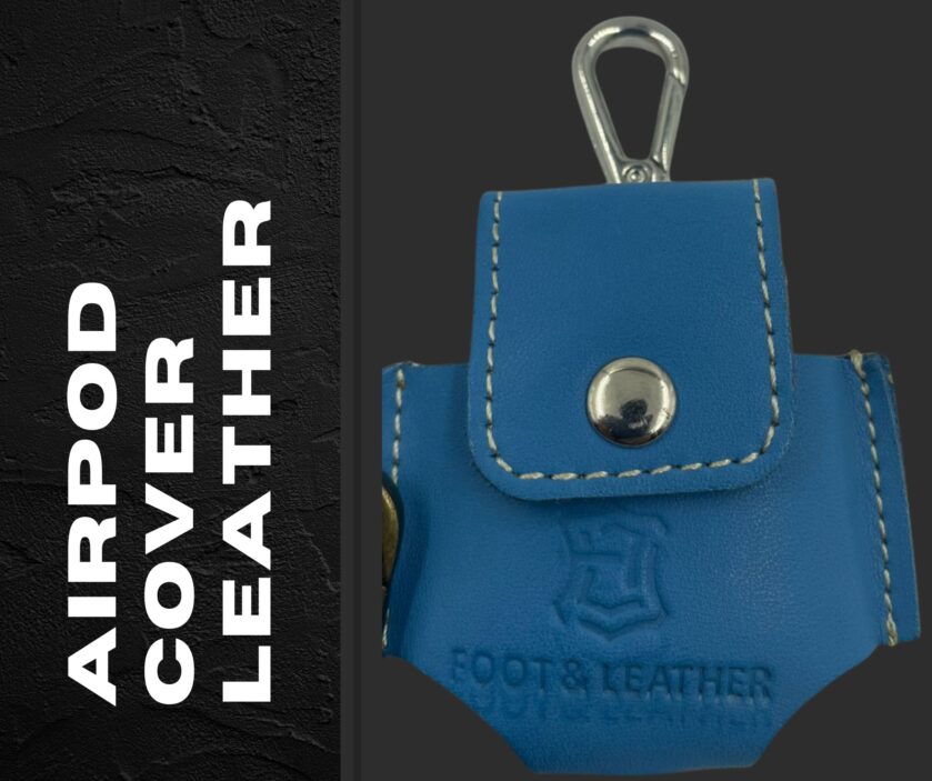 Premium Leather AirPods Cover – Foot & Leather - Image 4