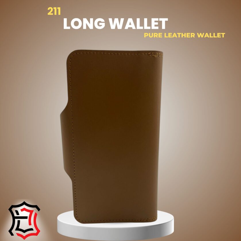 Pure Leather Long Wallet Model 211 — Elegance in Every Stitch - Image 4