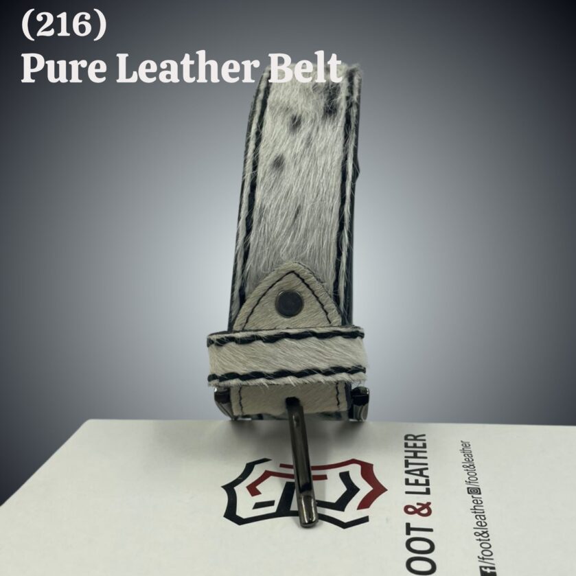 (216) Pure Leather Belt - Image 3