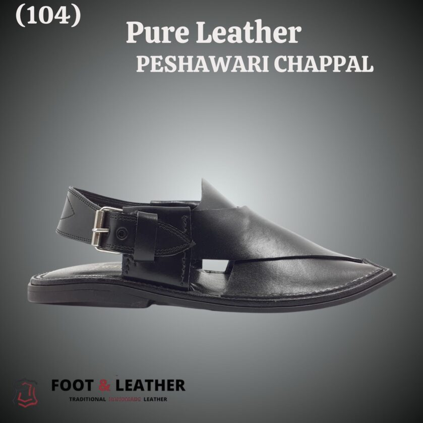 Pure Leather Peshawari Chappal (104) - Image 4