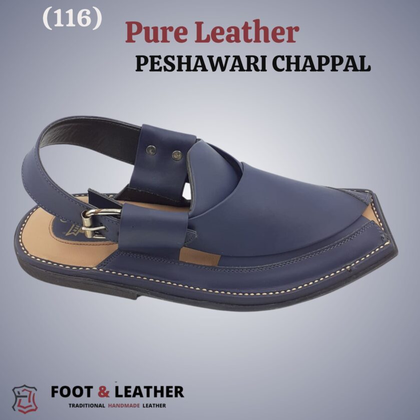 Pure Leather Peshawari Chappal (116) - Image 2