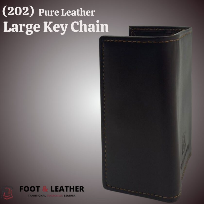 (202) Pure Leather Large Key Chain – Foot & Leather - Image 9