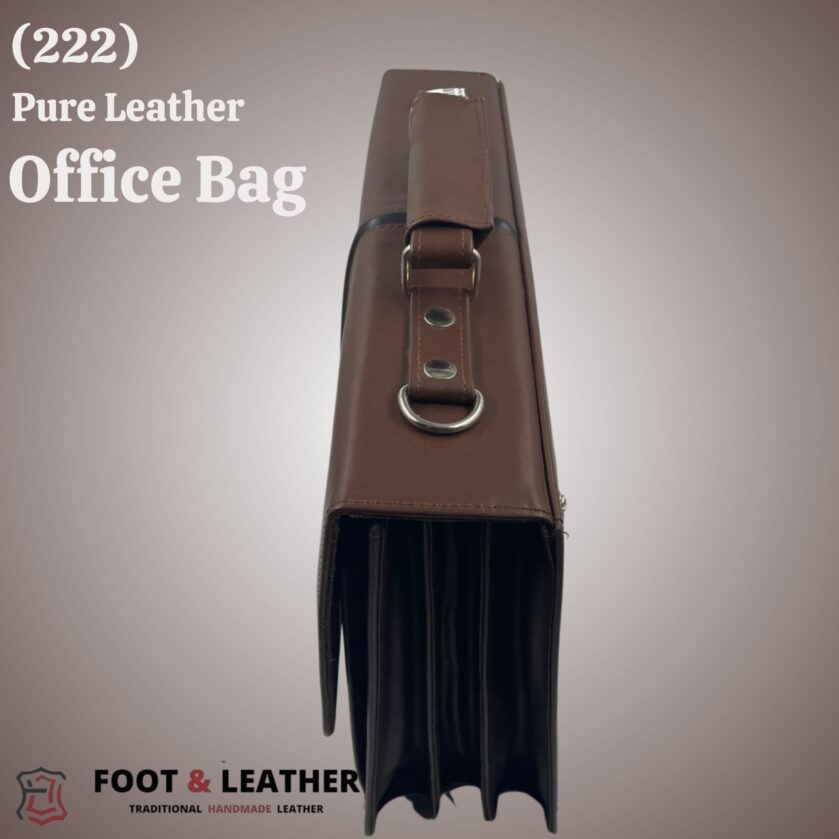 (222) Pure Leather Office Bag – Foot & Leather - Image 2