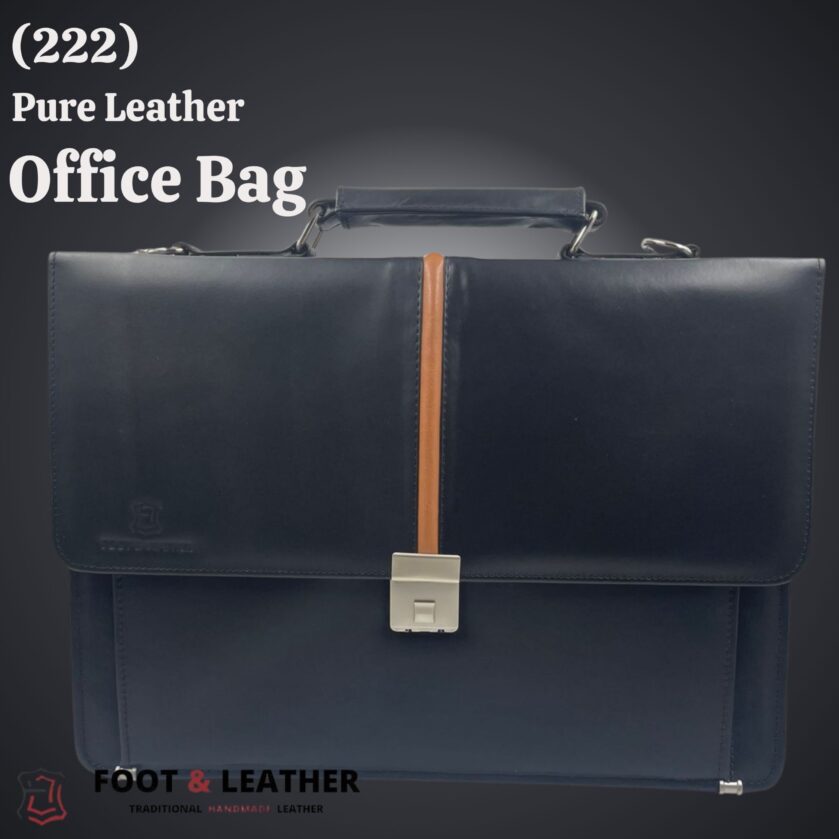 (222) Pure Leather Office Bag – Foot & Leather