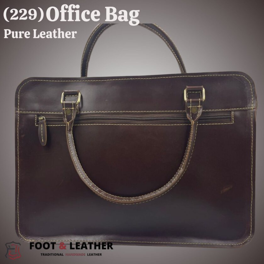 (229) Office Bag – Pure Leather | Foot & Leather - Image 3