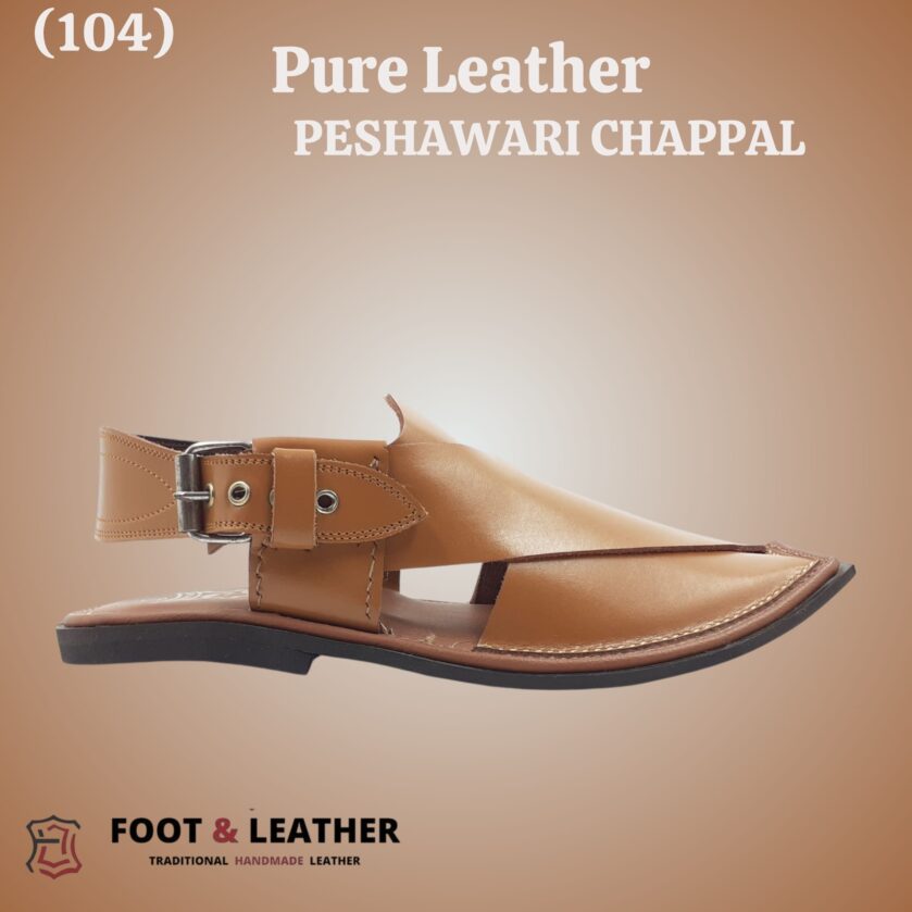 Pure Leather Peshawari Chappal (104) - Image 4