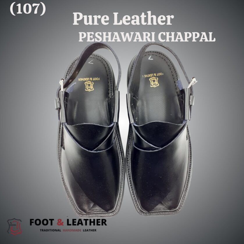 Pure Leather Peshawari Chappal (107) - Image 4