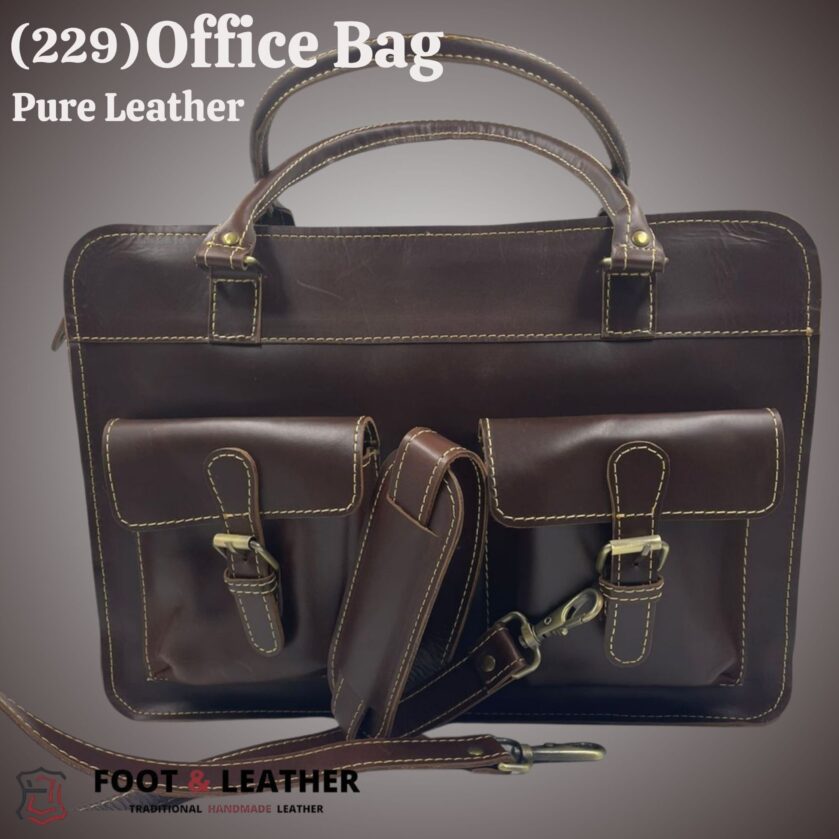 (229) Office Bag – Pure Leather | Foot & Leather - Image 2