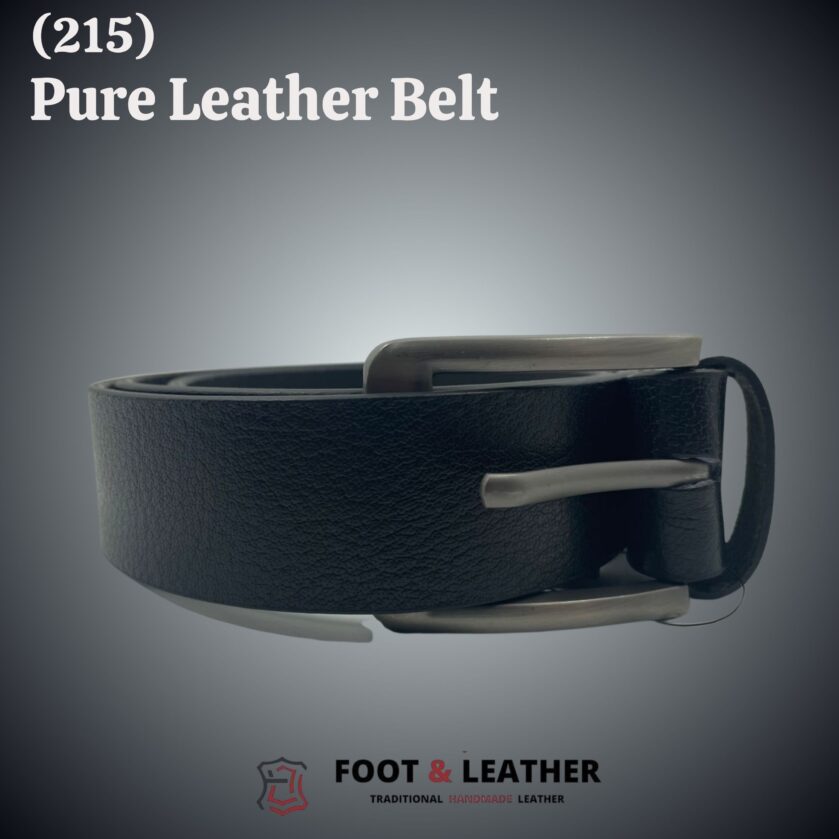 (215) Pure Leather Belt - Image 5