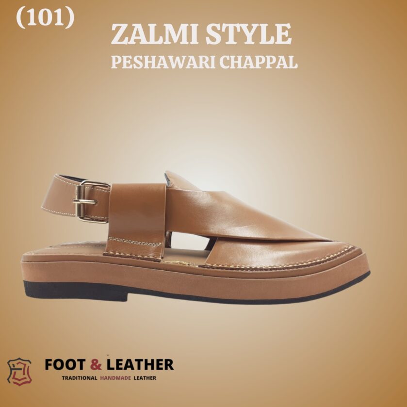 Zalmi Style Peshawari Chappal (101) - Image 2