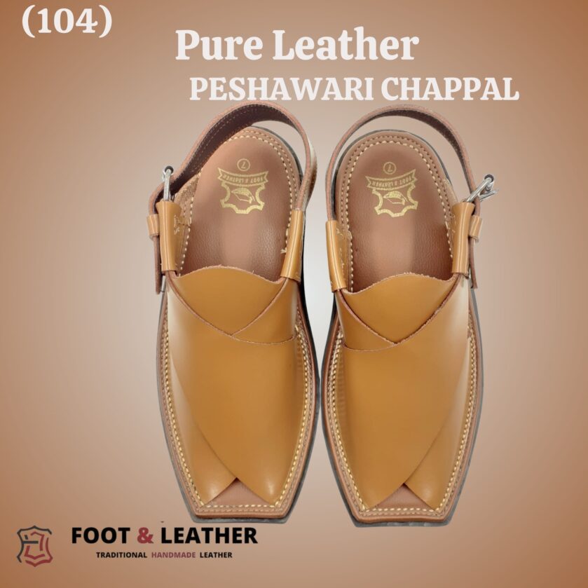 Pure Leather Peshawari Chappal (104) - Image 2