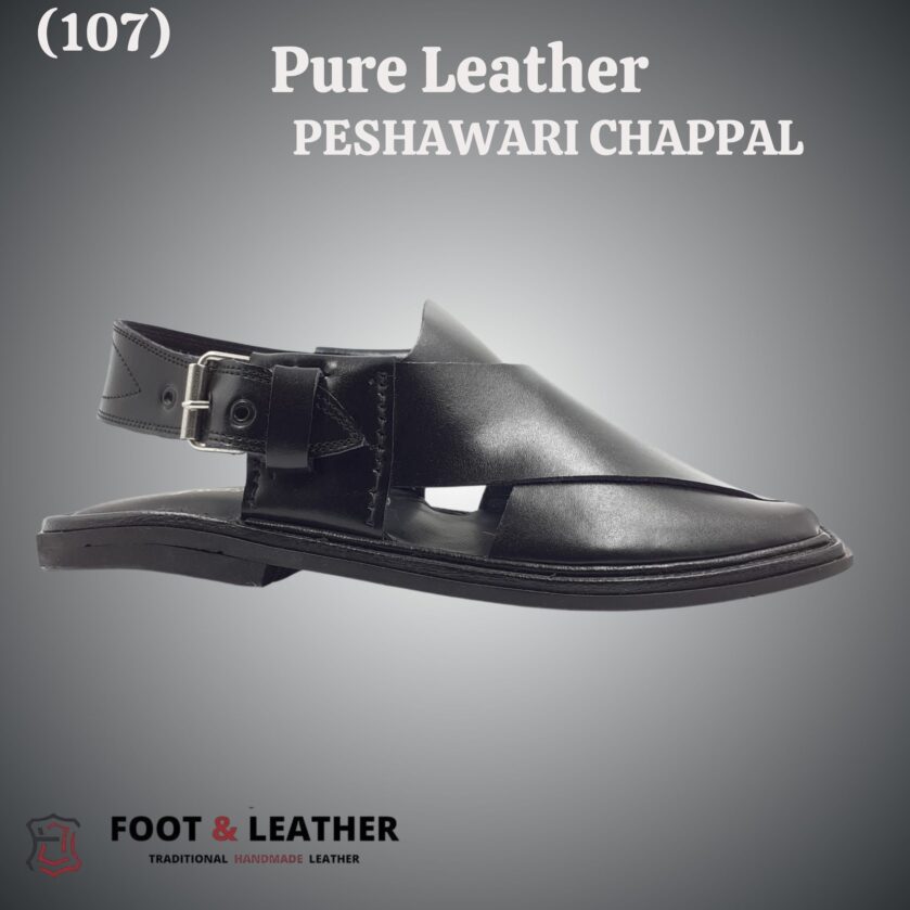 Pure Leather Peshawari Chappal (107) - Image 2