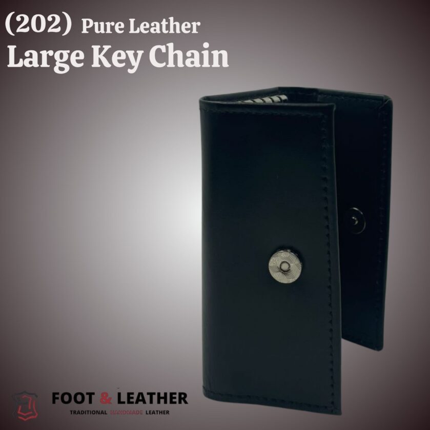 (202) Pure Leather Large Key Chain – Foot & Leather - Image 6