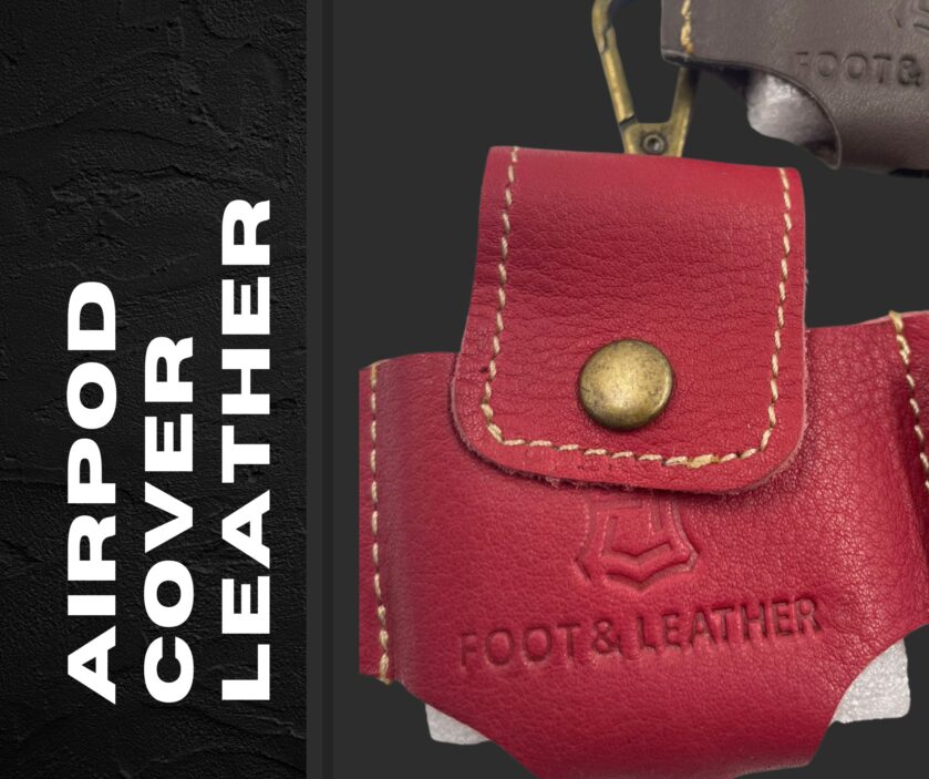 Premium Leather AirPods Cover – Foot & Leather - Image 6