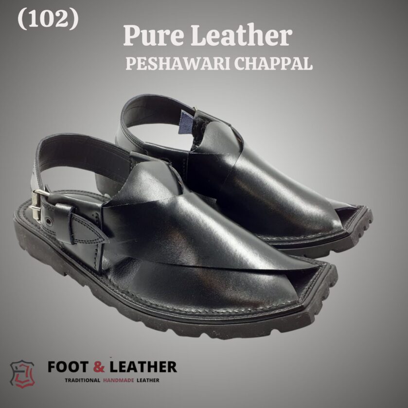 Pure Leather Peshawari Chappal (102)