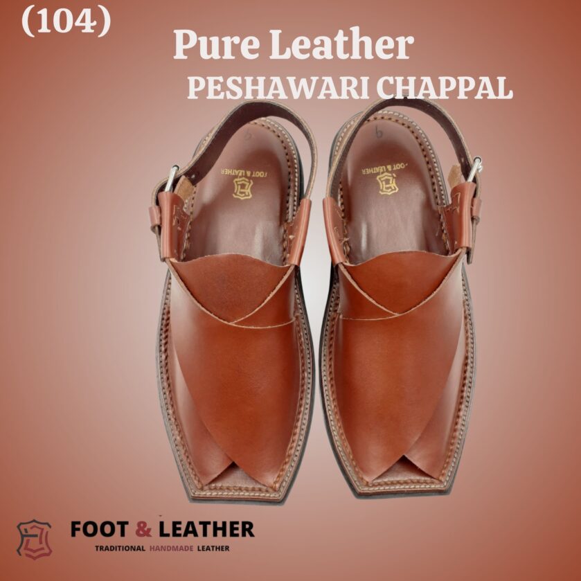 Pure Leather Peshawari Chappal (104) - Image 4