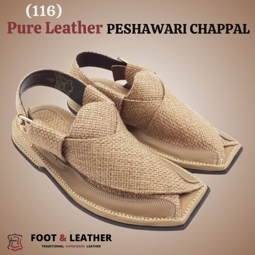 Pure Leather Peshawari Chappal (116)