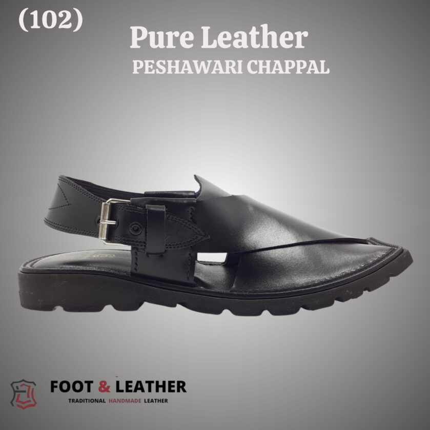 Pure Leather Peshawari Chappal (102) - Image 3