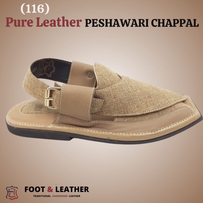 Pure Leather Peshawari Chappal (116) - Image 3